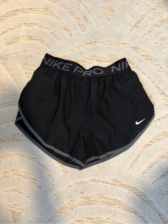 Nike Pants - Nike Black Athletic Women's Running Shorts with Gray Trim